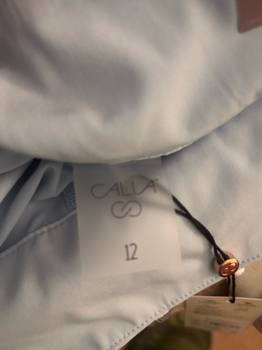 Calia Light Blue Golf Skort w/ brief. Sz 12 NWT - Picture 7 of 10